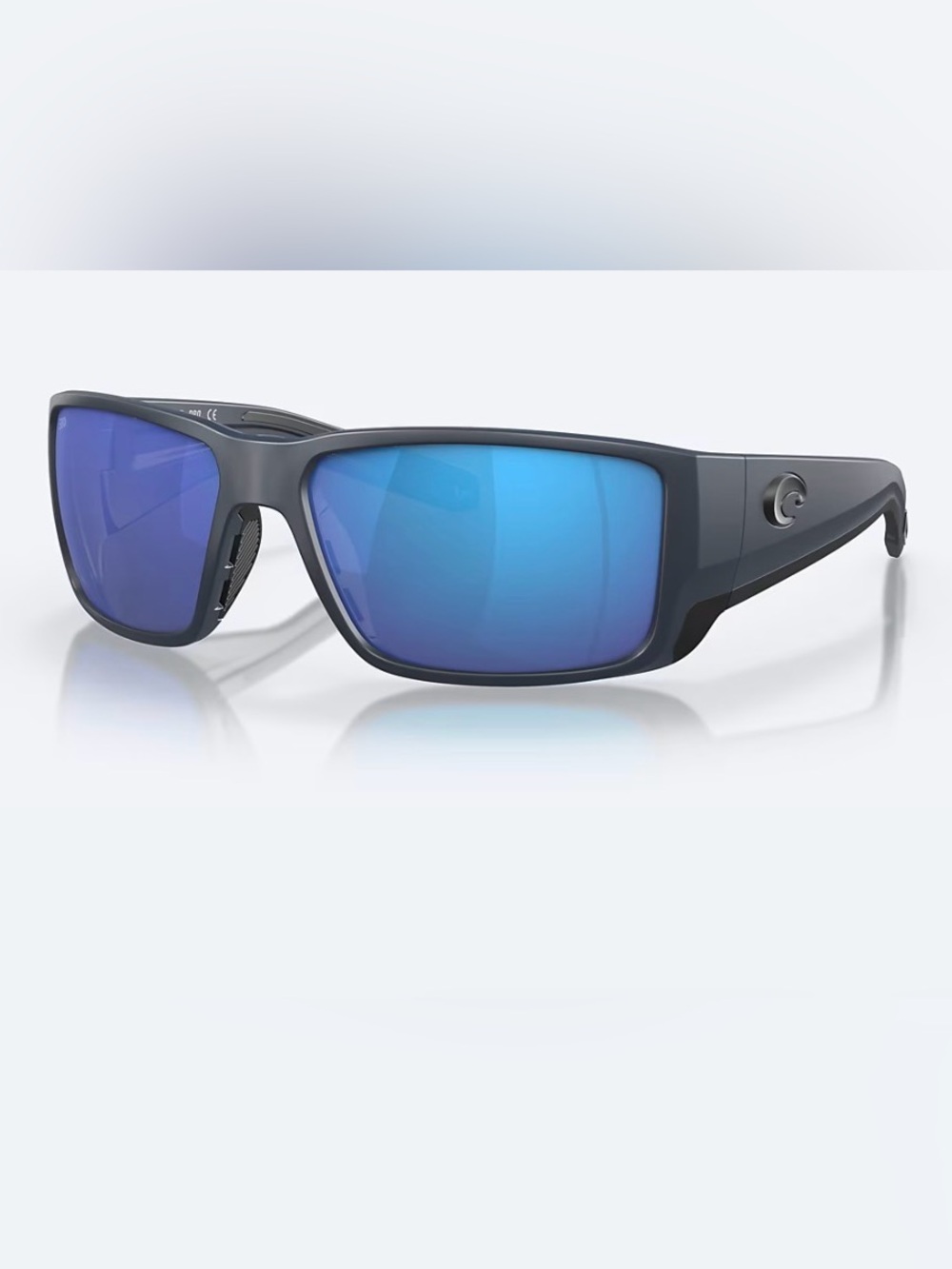 Costa Men's Sunglasses Blackfin Pro! New with case! Blue mirrored lenses